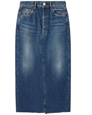 Moussy Denim Skirt Cotton - Blue