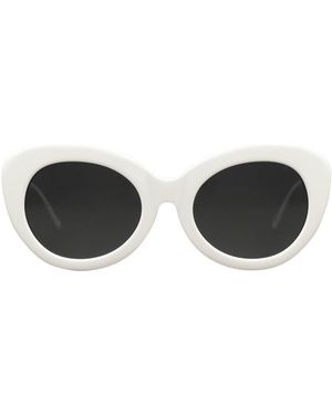 The Attico x Linda Farrow Sunglasses - Black