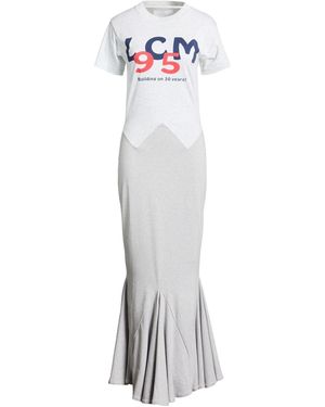 Conner Ives Maxi Dress Cotton, Polyester, Elastane - White
