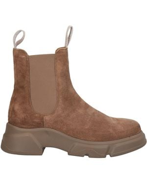 Voile Blanche Khaki Ankle Boots Leather - Brown