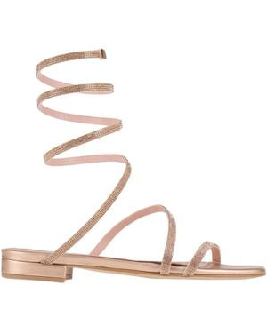 Tsakiris Mallas Sandals Textile Fibres - Natural