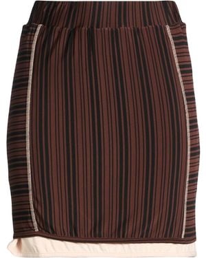 Sunnei Mini Skirt Viscose, Elastane - Brown