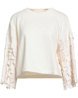 Jijil Sweatshirt Cotton, Polyester - White