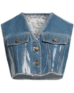 Philosophy Di Lorenzo Serafini Capospalla Jeans - Blu