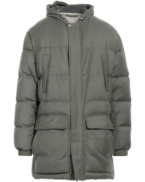 Eleventy Puffer Wool, Silk - Gray