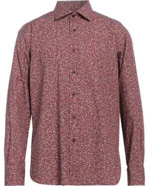 Mirto Brick Shirt Cotton - Red