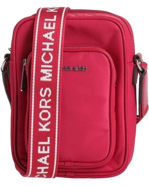 MICHAEL Michael Kors Cross-Body Bag Textile Fibers - Red