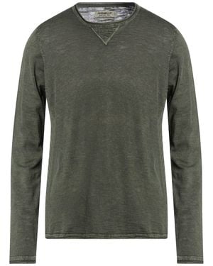 Fred Mello Military Sweater Cotton - Green