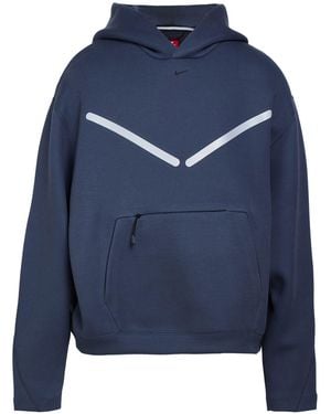 Nike Slate Sweatshirt Polyester, Cotton - Blue