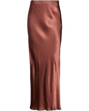 Manila Grace Maxi Skirt Viscose - Red