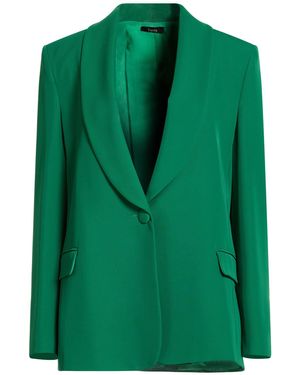 Hanita Blazer Polyester, Elastane - Green
