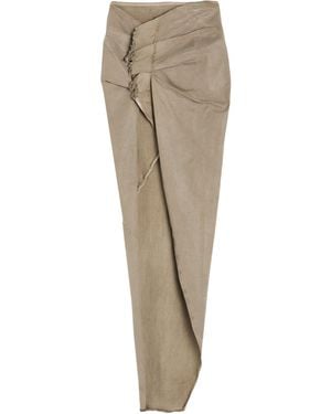 Rick Owens Denim Skirt - Natural