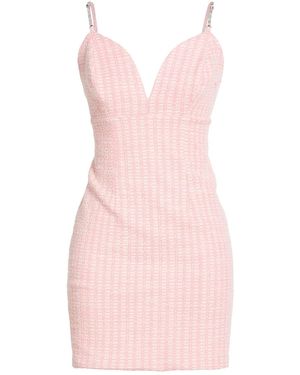 MATILDE COUTURE Mini Dress Cotton, Polyester, Elastane, Metal - Pink