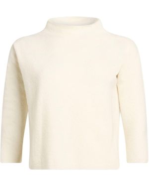 Roberto Collina Ivory Sweater Wool - White