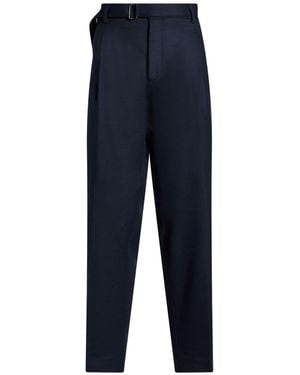 BE ABLE Midnight Pants Virgin Wool, Elastane - Blue
