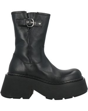 Vic Matié Ankle Boots Leather - Black