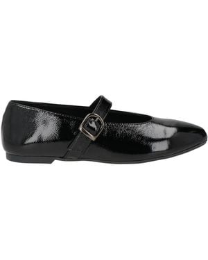 RANYÉ Ballet Flats Leather - Black