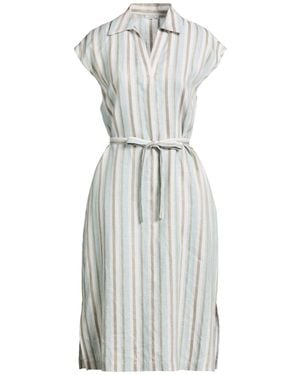 Peserico Sky Midi Dress Linen - White