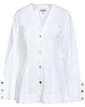 Ganni Shirt Organic Cotton - White