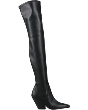 Casadei Boot Leather - Black