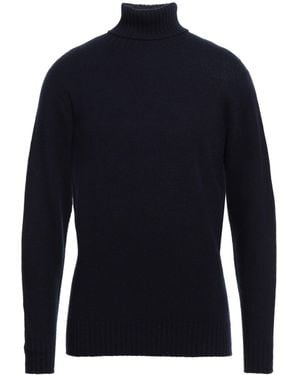 Altea Midnight Turtleneck Virgin Wool, Cashmere - Blue