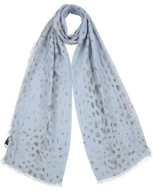 John Varvatos Light Scarf Modal, Cotton, Silk - Blue