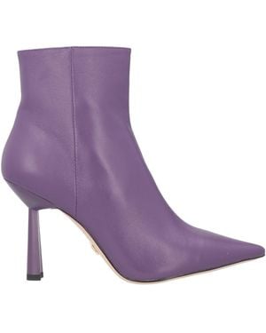 Lola Cruz Ankle Boots - Purple