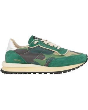 HIDNANDER Trainers Textile Fibres, Leather - Green