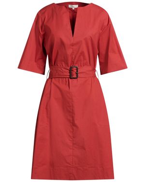 Antonelli Midi Dress Cotton, Elastane - Red