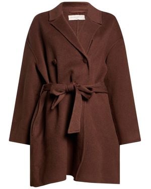 Officine Generale Coat Wool - Brown