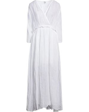 European Culture Maxi Dress - White