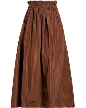 Herno Maxi Skirt Polyester - Brown