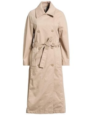 DRYKORN Sand Overcoat & Trench Coat Cotton, Elastane - Natural