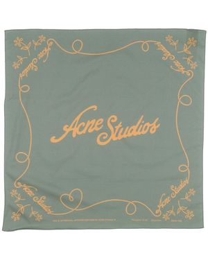 Acne Studios Military Scarf Cotton - Green