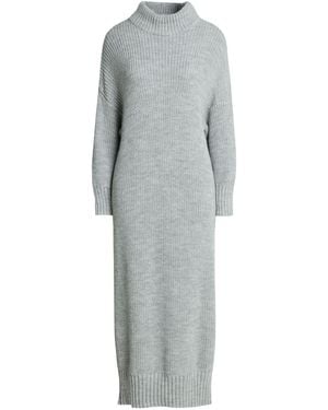 ViCOLO Light Midi Dress Acrylic, Viscose, Wool, Alpaca Wool - Gray