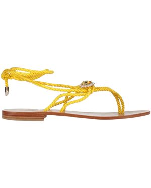 Capri Thong Sandal - Yellow