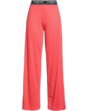 gavroche paris Pants Polyester, Elastane - Red