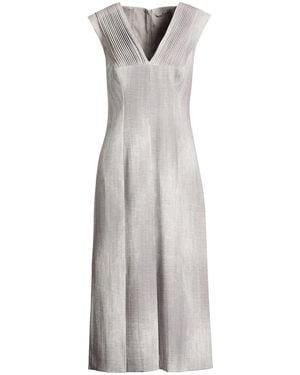 Ermanno Scervino Midi Dress Polyester - Gray