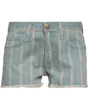 Current/Elliott Denim Shorts Cotton, Elastane - Blue