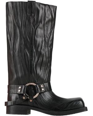 Acne Studios Boot Leather - Black