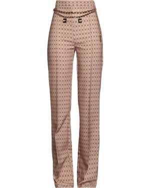 Elisabetta Franchi Sand Trousers Polyester, Elastane - Natural