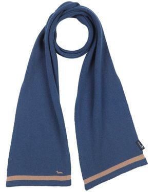 Harmont & Blaine Scarf Virgin Wool, Cashmere - Blue