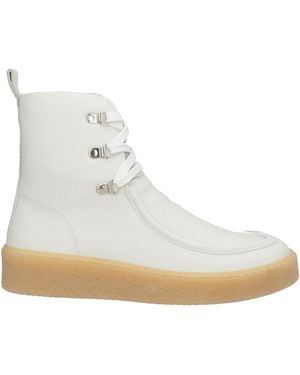 Cerruti 1881 Ankle Boots Cow Leather - White