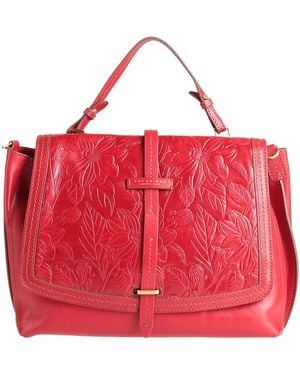The Bridge Handbag Leather - Red