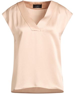 Clips Blush Top Acetate, Viscose - Natural