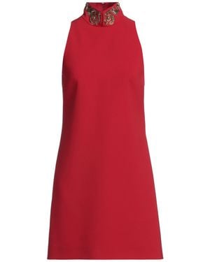 Moschino Couture Mini Dress Polyester, Polyurethane, Metal, Glass - Red