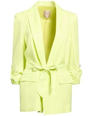 EUREKA by BABYLON Blazer Viscose, Linen - Yellow