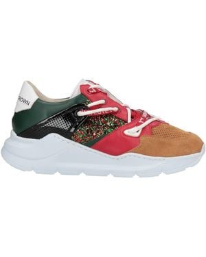 Leather Crown Trainers - Natural