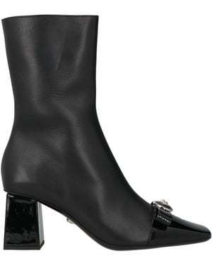 Versace Ankle Boots Leather - Black