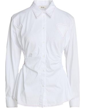 Dixie Shirt Cotton, Polyamide, Elastane - White